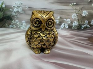 Premium Pure Brass Owl Idol – Guardian of Wisdom, Wealth & Protection