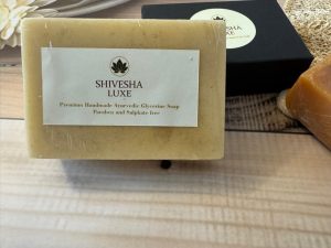 Set of 1 Kerala Herb Luxe – Cream Soft With (Pure Jute Sun Dried Loofah) Pure Ayurvedic Handmade Glycerine Soap